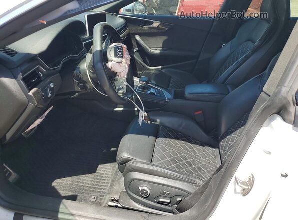 WAUC4CF53JA011167 2018 AUDI S5 White Front interior view
