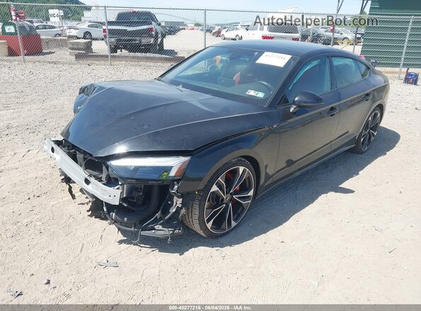 WAUC4CF54NA022569 2022 AUDI S5 Black Przód lewy