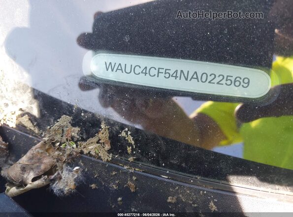 WAUC4CF54NA022569 2022 AUDI S5 Black Widok komory silnika