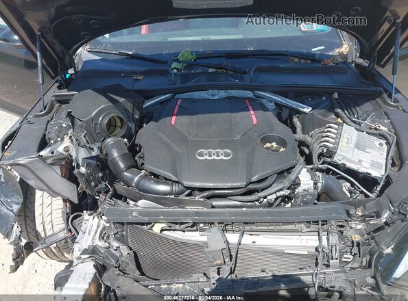 WAUC4CF54NA022569 2022 AUDI S5 Black Widok z tyłu