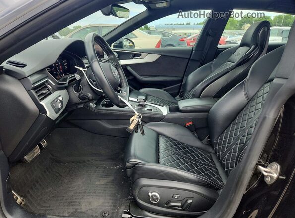 WAUC4CF55KA015951 2019 AUDI S5 Черный Вид салона спереди