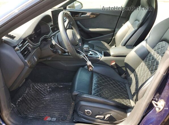 WAUC4CF55LA016602 2020 AUDI S5 Blue Front interior view