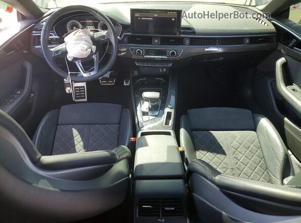 WAUC4CF55NA034715 2022 AUDI S5 Gray Առջևի վահանակի տեսք