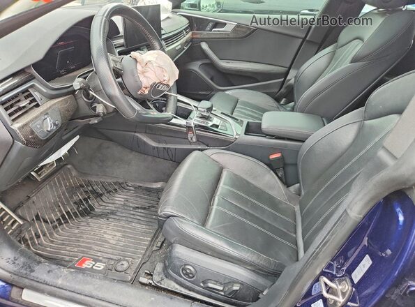 WAUC4CF56LA012588 2020 AUDI S5 Blue Front interior view