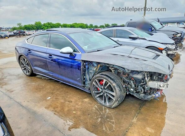 WAUC4CF56LA012588 2020 AUDI S5 Blue Front right