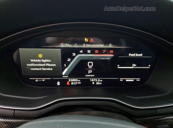 WAUC4CF56NA035050 2022 AUDI S5 Blue ხელსაწყოთა პანელის ხედი