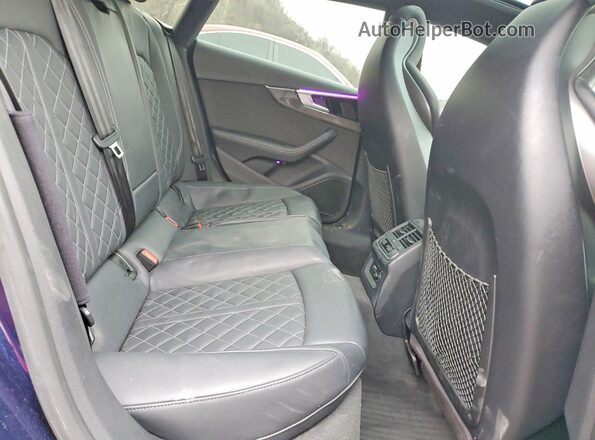 WAUC4CF56NA035050 2022 AUDI S5 Blue უკანა სავარძლების ხედი