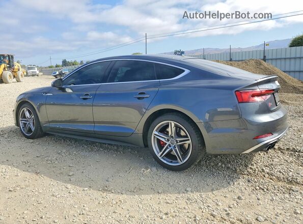 WAUC4CF58JA061708 2018 AUDI S5 Gray Rear left