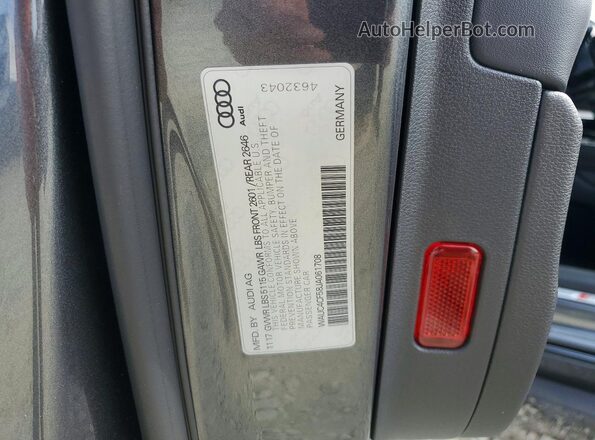 WAUC4CF58JA061708 2018 AUDI S5 Gray Engine compartment view