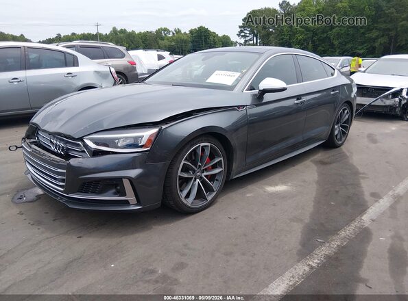 WAUC4CF58JA090920 2018 AUDI S5 Черный Передняя левая четверть