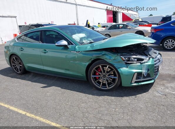 WAUC4CF5XJA120595 2018 AUDI S5 Green Widok wnętrza z tyłu