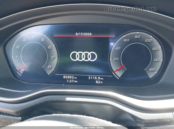 WAUC4CF5XLA020533 2020 AUDI S5 White უკანა სავარძლების ხედი