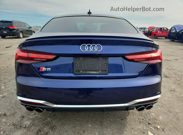 WAUC4CF5XMA043702 2021 AUDI S5 Blue Հետևի տեսք