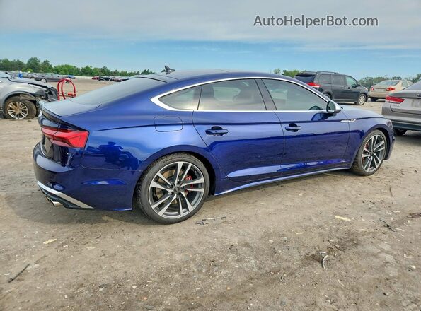WAUC4CF5XMA043702 2021 AUDI S5 Blue Հետևի աջ