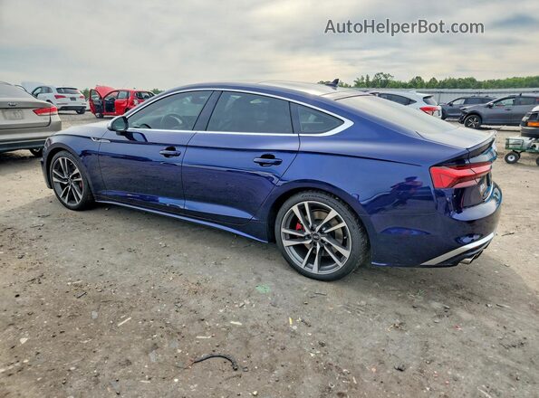 WAUC4CF5XMA043702 2021 AUDI S5 Blue Հետևի ձախ
