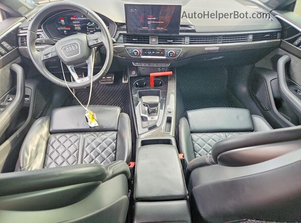 WAUC4CF5XMA043702 2021 AUDI S5 Blue Առջևի վահանակի տեսք