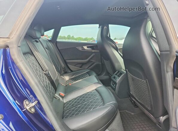 WAUC4CF5XMA043702 2021 AUDI S5 Blue Հետևի նստատեղերի տեսք