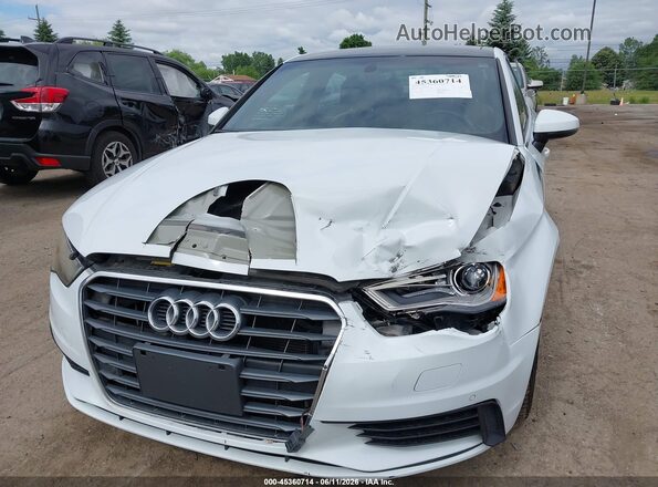 WAUC7GFF0G1020733 2016 AUDI A3 White Front view
