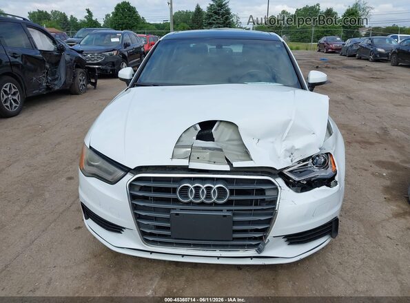 WAUC7GFF0G1020733 2016 AUDI A3 White Instrument cluster view