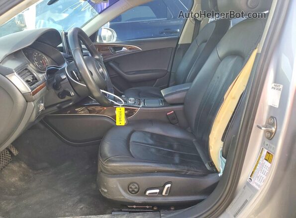 WAUC8AFC2JN023696 2018 AUDI A6 Серебряный Вид салона спереди