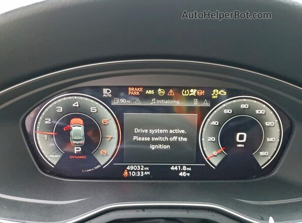 WAUCBCF53MA042509 2021 AUDI A5 Black Vista del cuadro de instrumentos