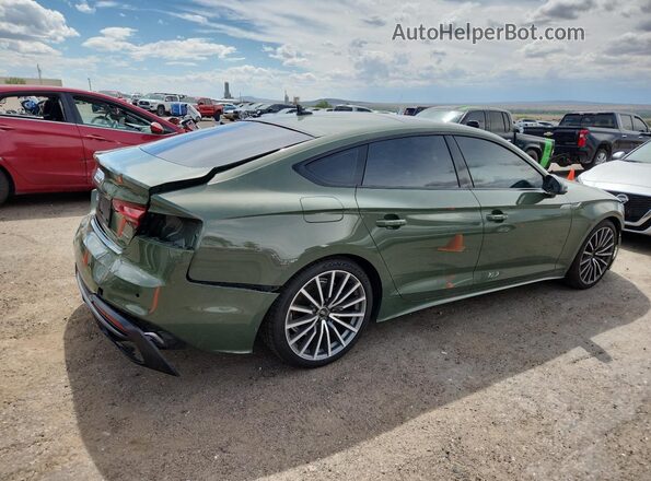 WAUCBCF54PA027957 2023 AUDI A5 Зеленый Задняя правая четверть
