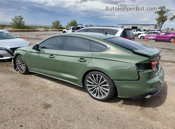 WAUCBCF54PA027957 2023 AUDI A5 Зеленый Задняя левая четверть