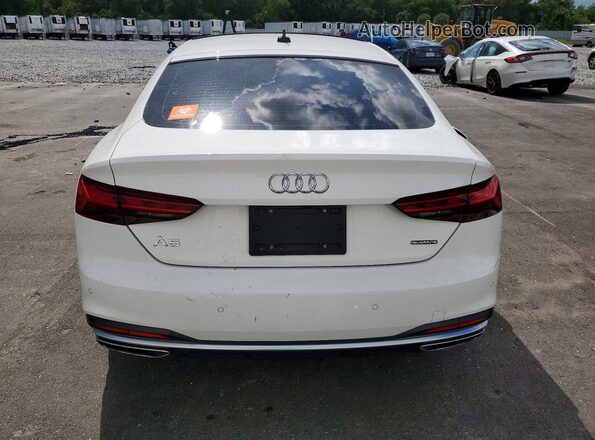 WAUCBCF56NA039671 2022 AUDI A5 Белый Вид сзади
