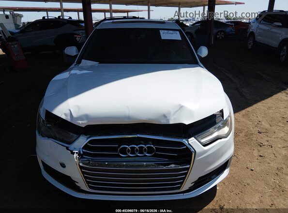 WAUCFAFC2GN117074 2016 AUDI A6 White Вид щитка приладів