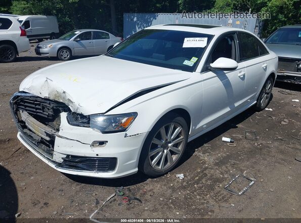WAUCFAFC3GN052087 2016 AUDI A6 White Vista tres cuartos delantera izquierda