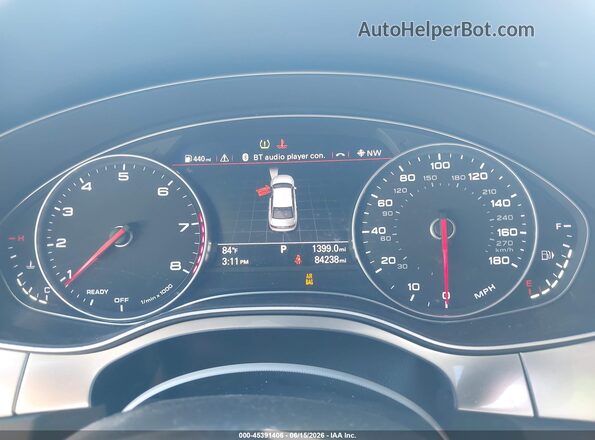 WAUCFAFC3GN052087 2016 AUDI A6 White Vista de los asientos traseros