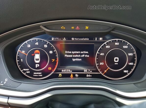 WAUCNCF55JA079919 2018 AUDI A5 Silver Вид щитка приладів