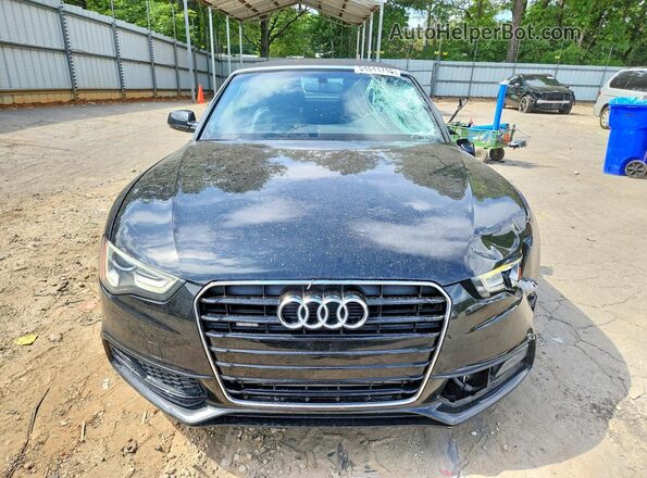 WAUD2AFH3GN005654 2016 AUDI A5 Black Դիմացի տեսք