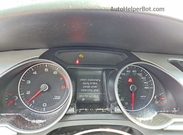 WAUD2AFH3GN005654 2016 AUDI A5 Black Սարքավորումների վահանակի տեսք
