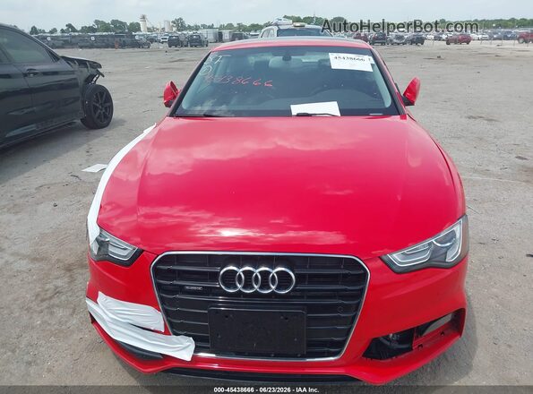 WAUD2AFR3HA000732 2017 AUDI A5 Red Vista del cuadro de instrumentos