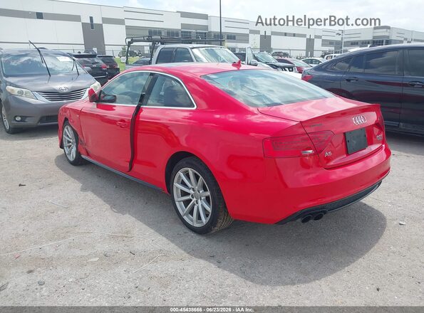 WAUD2AFR3HA000732 2017 AUDI A5 Red Trasero izquierdo