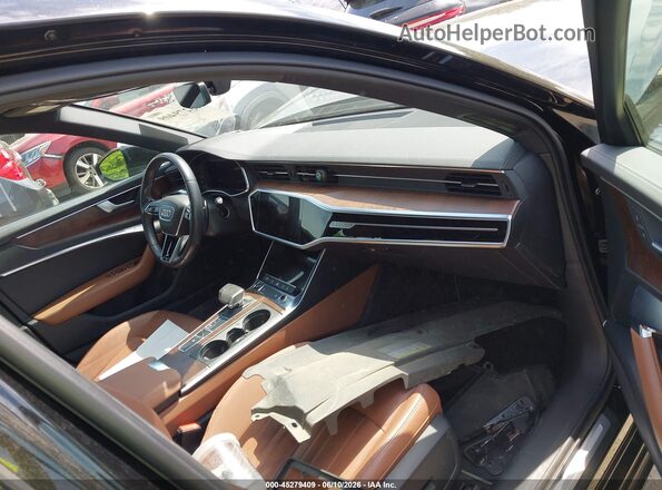 WAUD3AF26MN057073 2021 AUDI A6 Black წინა სალონის ხედი