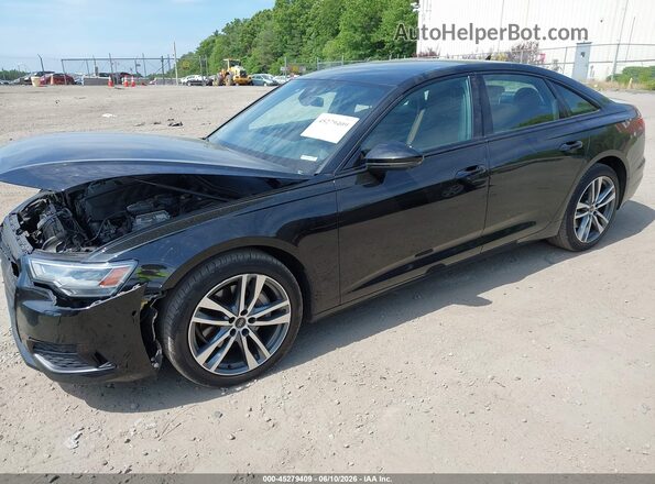 WAUD3AF26MN057073 2021 AUDI A6 Black წინა მარცხენა ხედი სამი მეოთხედიდან