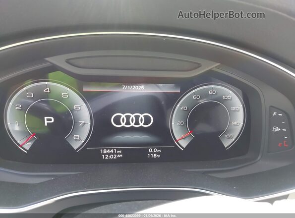 WAUD3BF27PN068013 2023 AUDI A6 White Widok tylnych siedzeń