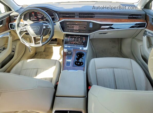 WAUD3BF2XPN025897 2023 AUDI A6 White Вид панелі приладів