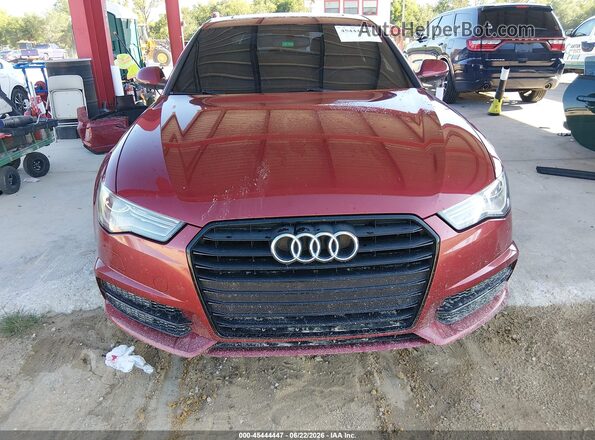 WAUD8AFC7HN039424 2017 AUDI A6 Red ხელსაწყოთა პანელის ხედი