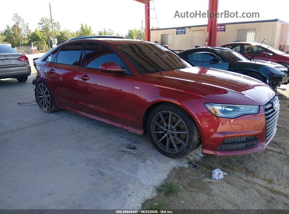 WAUD8AFC7HN039424 2017 AUDI A6 Red უკანა სალონის ხედი
