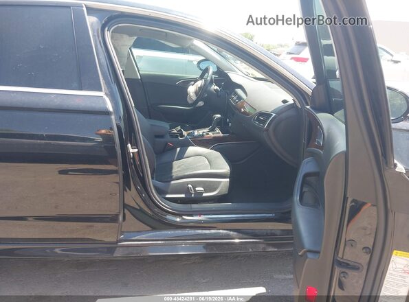 WAUD8AFC7HN042341 2017 AUDI A6 Black წინა სალონის ხედი