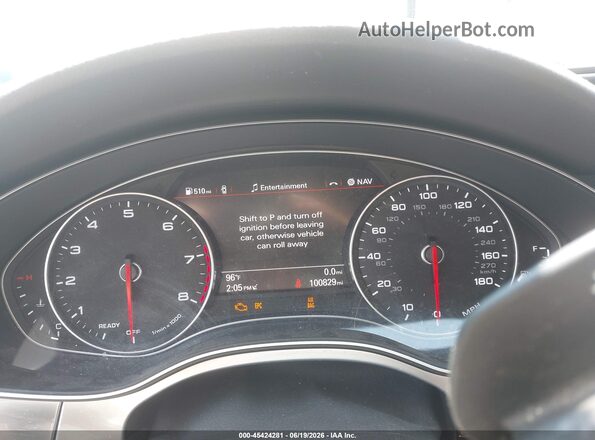 WAUD8AFC7HN042341 2017 AUDI A6 Black უკანა სავარძლების ხედი
