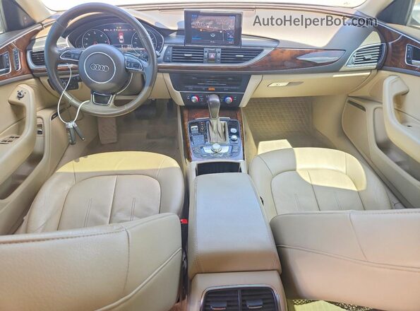 WAUD8BFC6HN115804 2017 AUDI A6 White Widok deski rozdzielczej