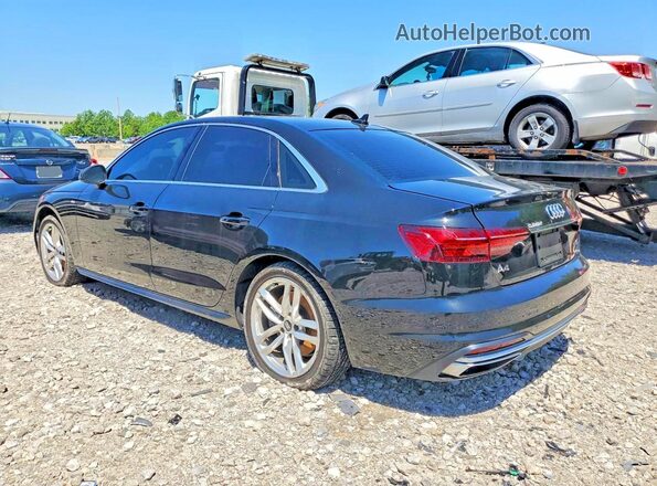 WAUDAAF40MA028344 2021 AUDI A4 Black უკანა მარცხენა