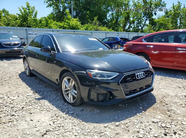WAUDAAF40MA028344 2021 AUDI A4 Black წინა მარჯვენა