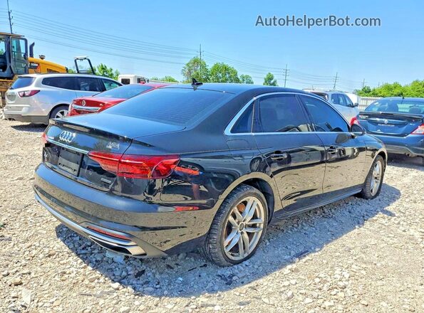 WAUDAAF40MA028344 2021 AUDI A4 Black უკანა მარჯვენა