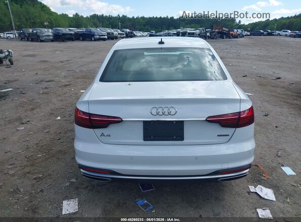 WAUDAAF44RN001759 2024 AUDI A4 White 