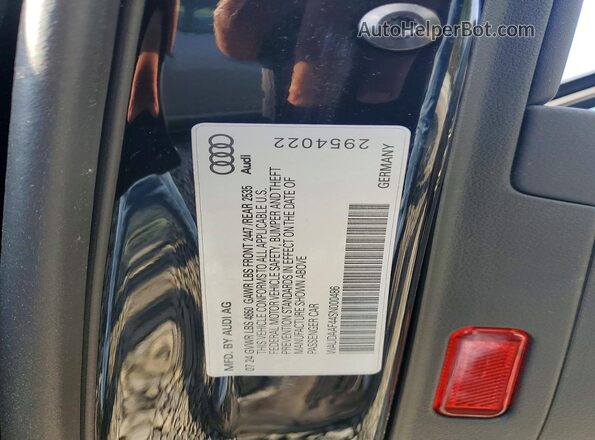 WAUDAAF44SN000486 2025 AUDI OTHER Black 
